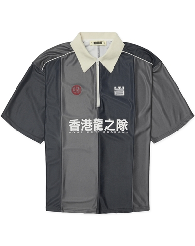 Woodbird - WBHiro Sport Zip Polo - Slate Blue